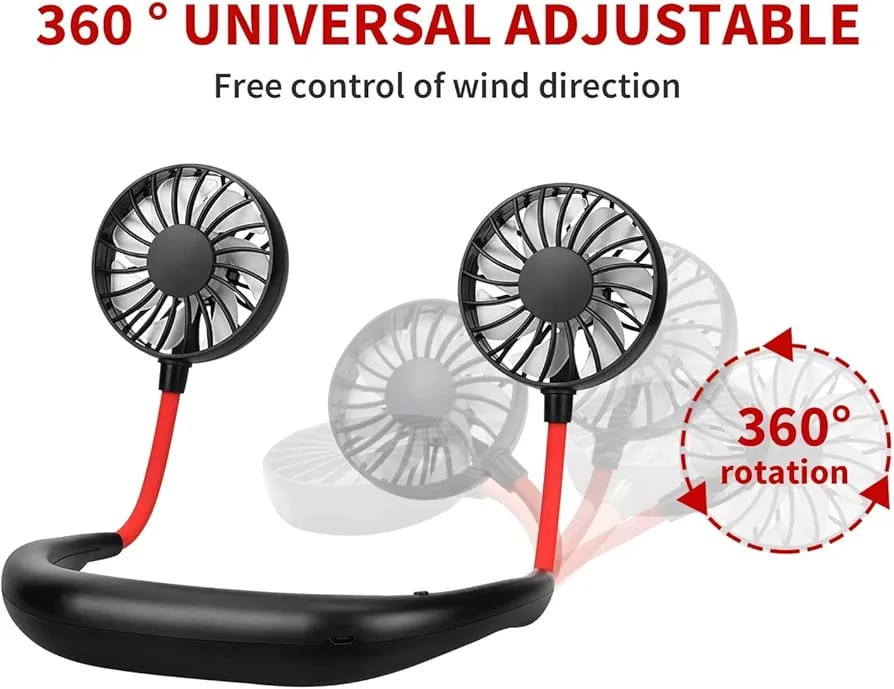 Rechargeable Neck Fan