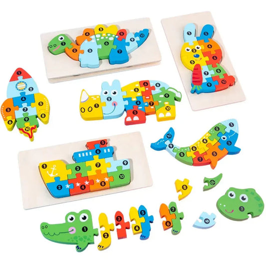 SmartPlay 3D Animal & Vehicle Puzzle Kit