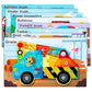 Mini Mover Puzzle Board – Road Roller